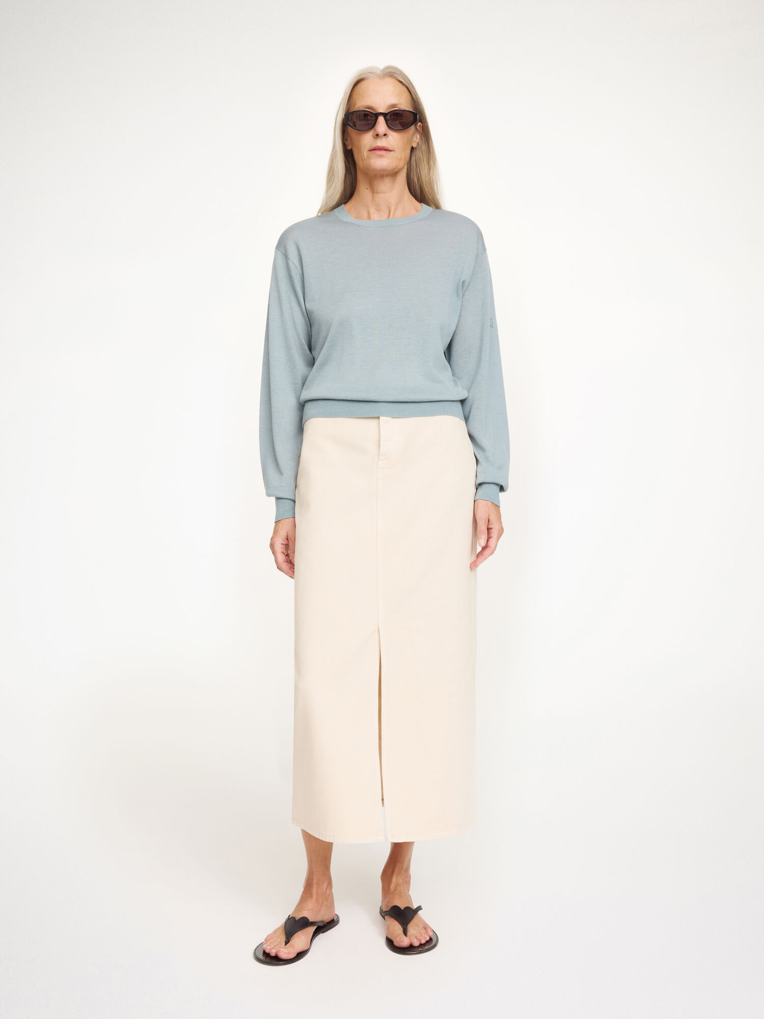 Mantea sweater i uldblanding