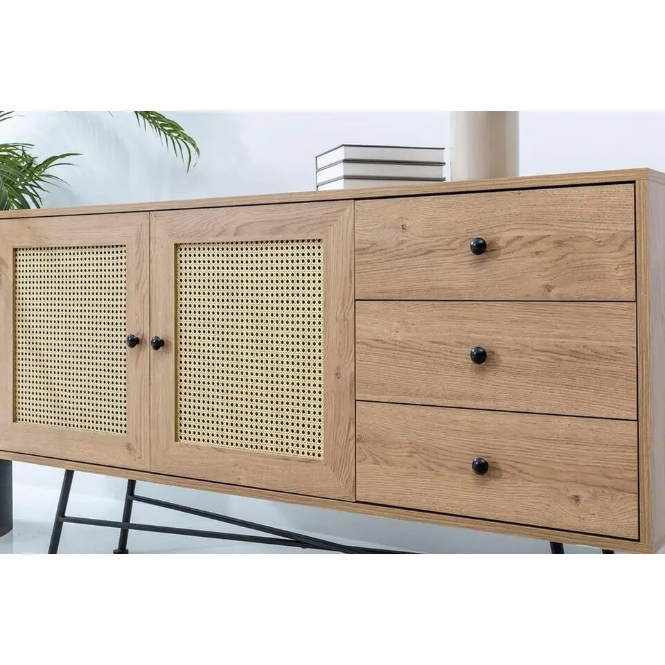 Nala 160 Console - 100% MELAMINE - Natuurlijk