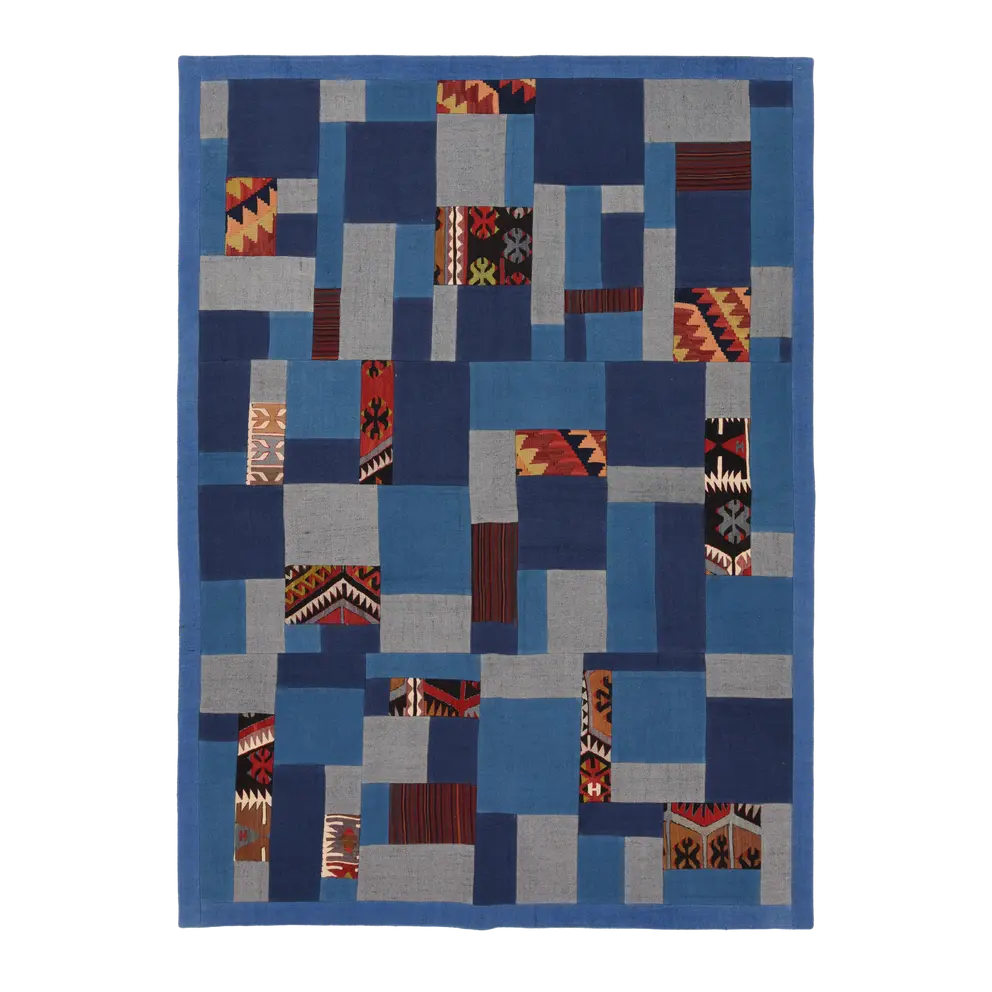 Kelimteppich Renkli Kilim Patchwork