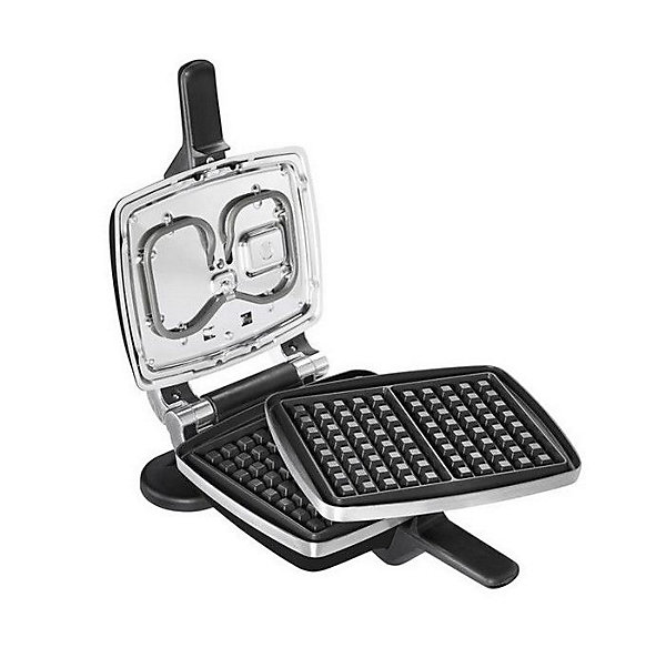 Gaufrier réversible - LAGRANGE - 39426 - 2 gaufres - 2 croque-monsieur - Antiadhésif double couche