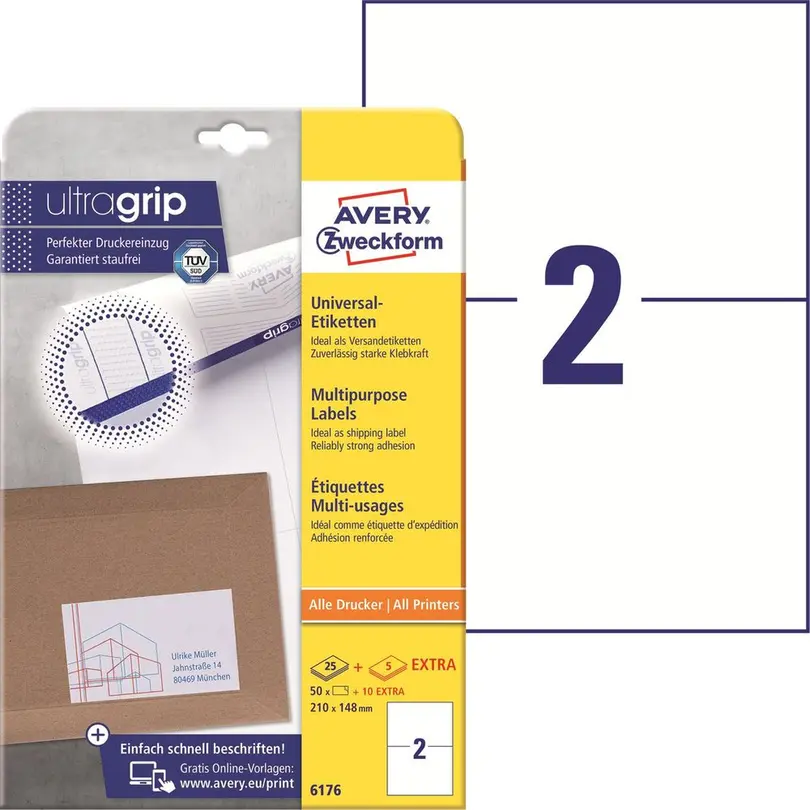 Etiketten 30er-Set Universal-Etiketten