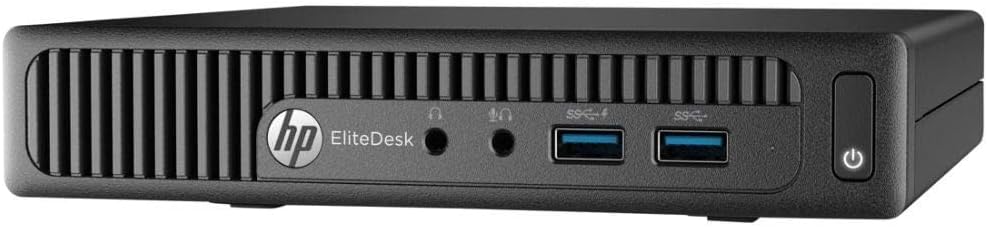HP EliteDesk 705 G3 Mini Desktop Computer | AMD A12-9800E(3.1GHz-3.8GHz) | 8GB RAM | 256GB SSD | Keyboard & Mouse | USB WiFi | USB BT | Windows 11 Pro (Renewed)