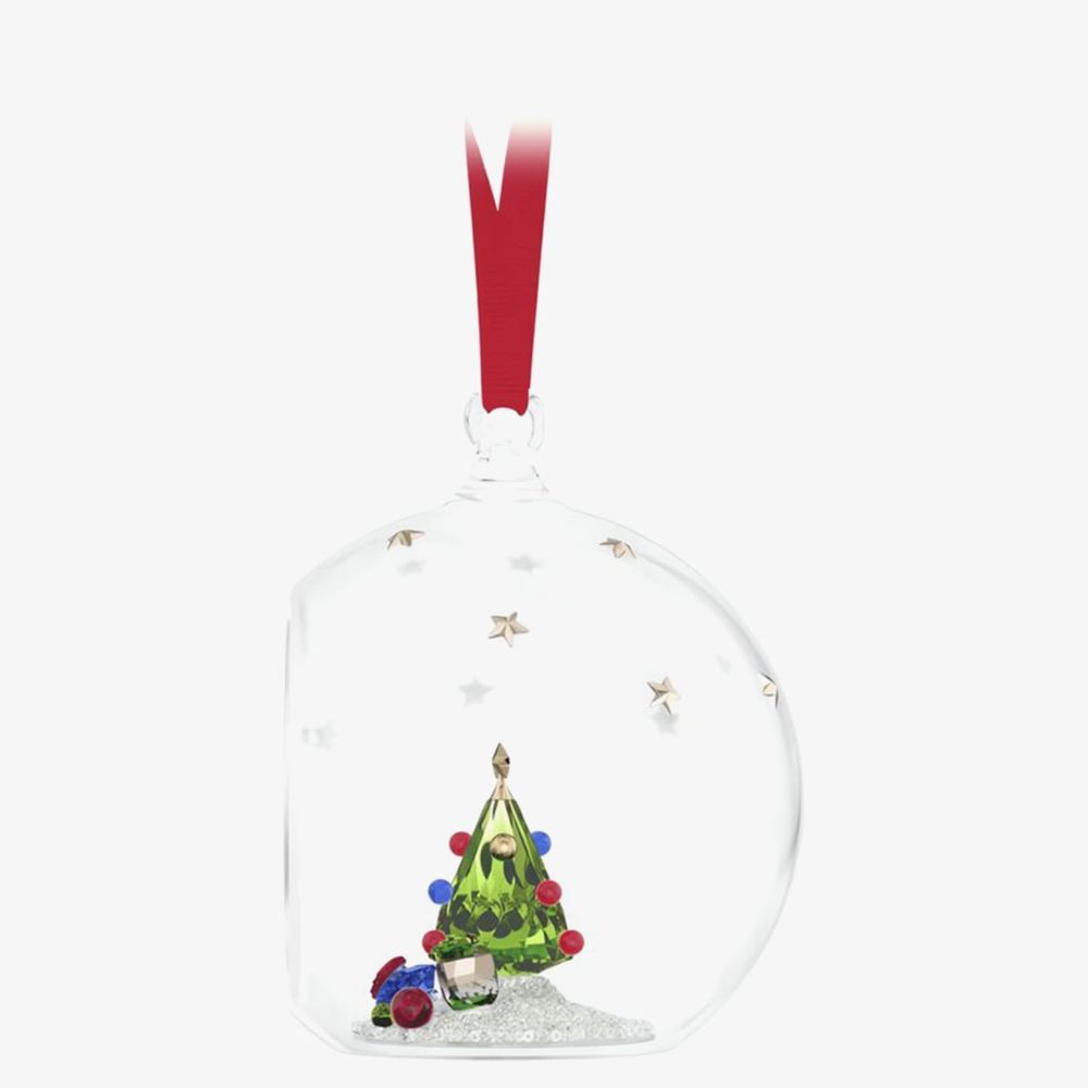 Swarovski Holiday Cheers Christmas Tree And Gifts Ball Ornament 5681633