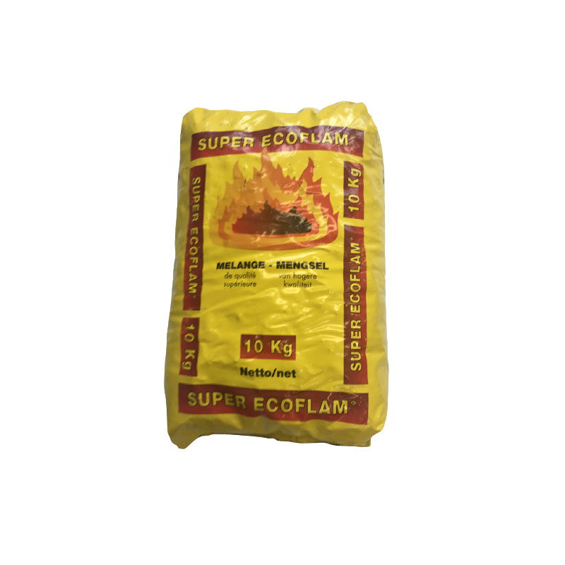 Charbon minéral Ecoflam pour poêle d'appoint 20/30 10 kg