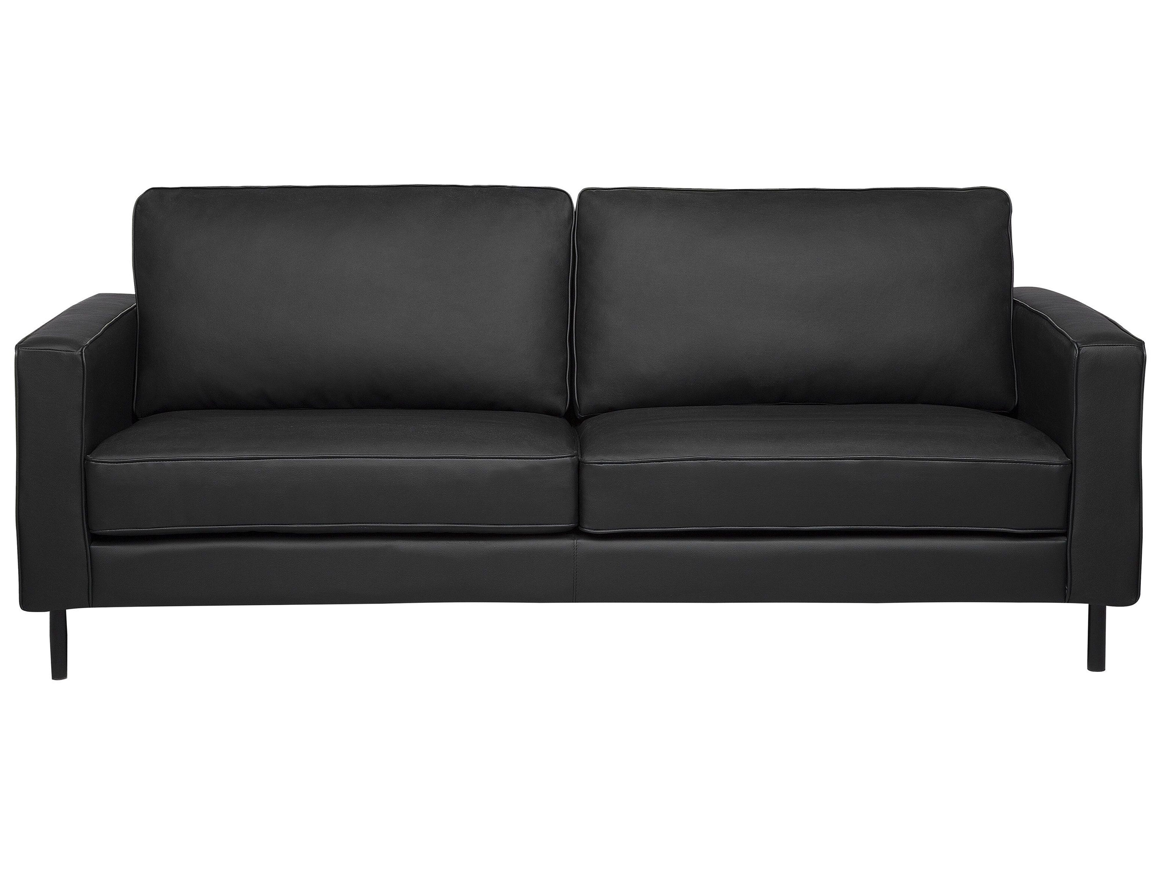 Armchair SAVALEN Leather Black