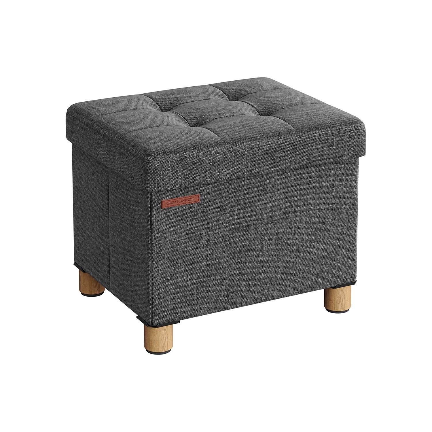 Pouf repose-pieds pliable