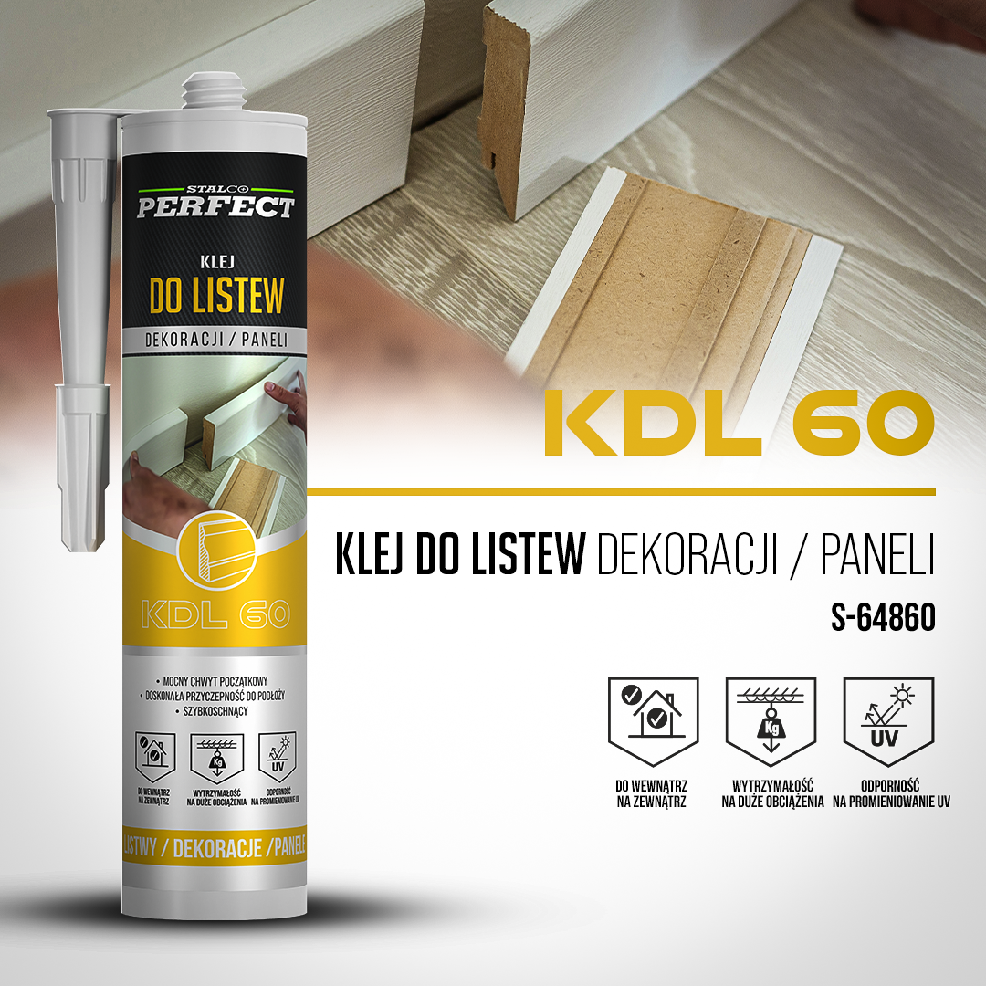 Klej montażowy do listew STALCO PERFECT S-64860