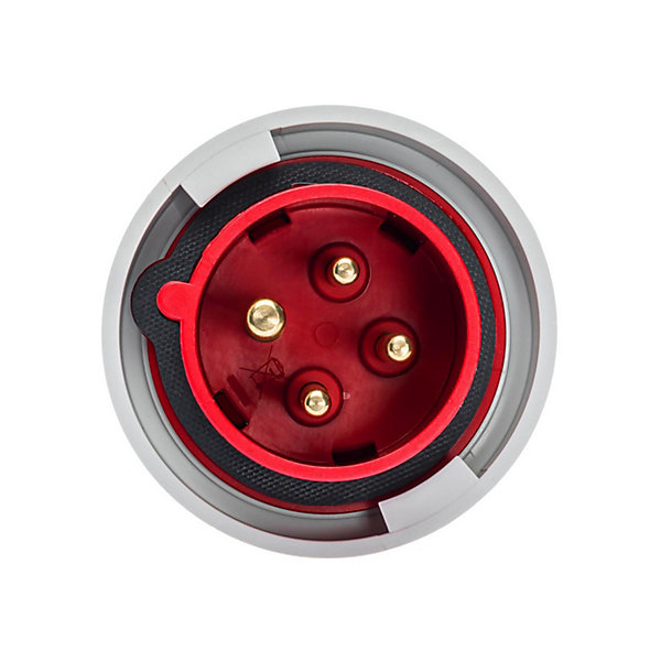 Fiche Mobile Male Triphasé 16a 3p t 380v - 4 Broches - étanche Ip67 - Ide