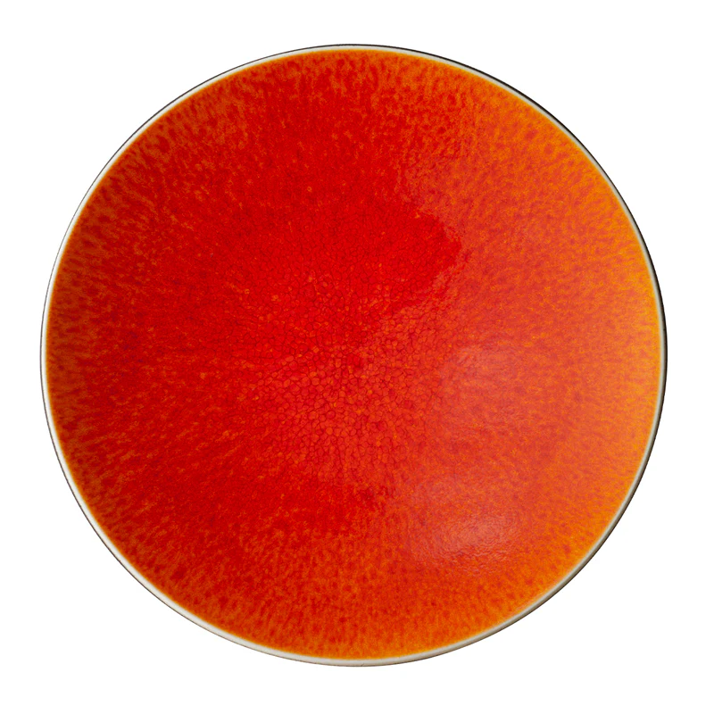 assiette présentation orange