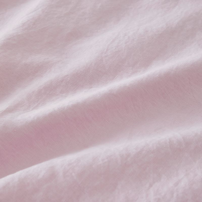 Vintage Washed Linen Mauve Pillowcase
