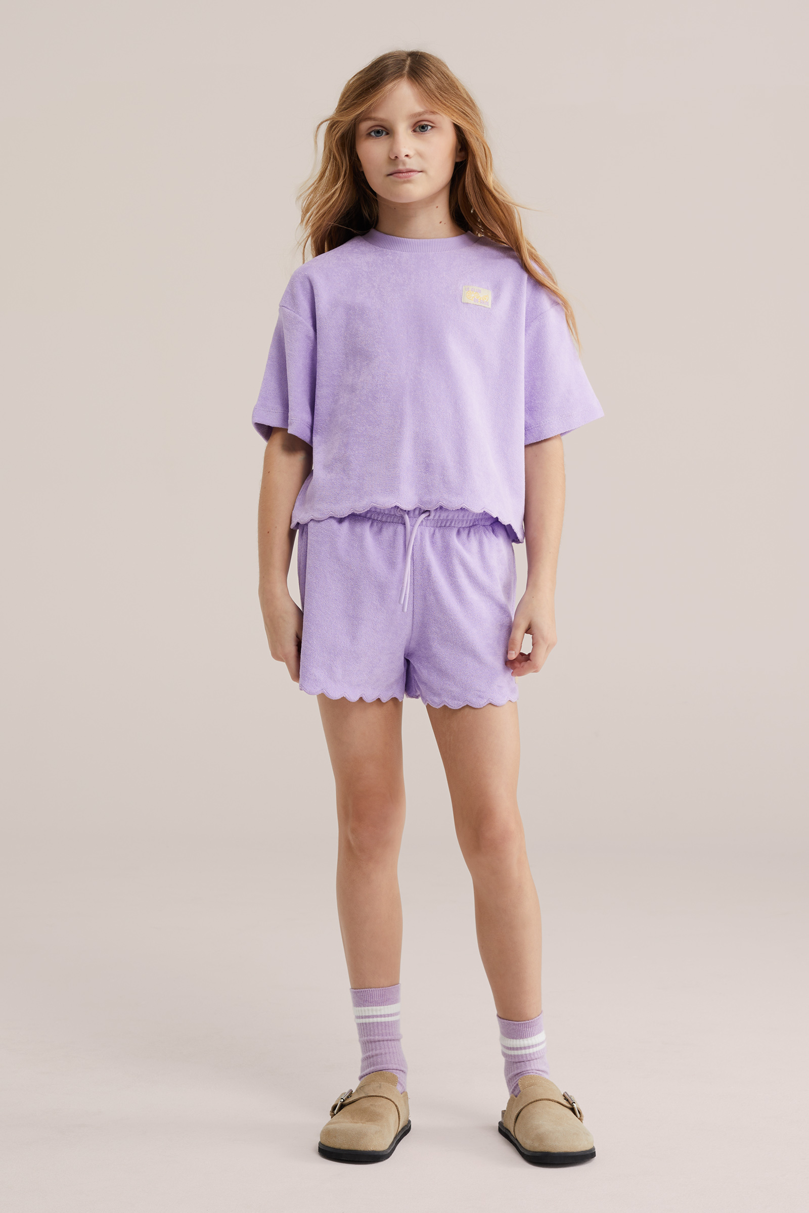 Meisjes sweater van badstof