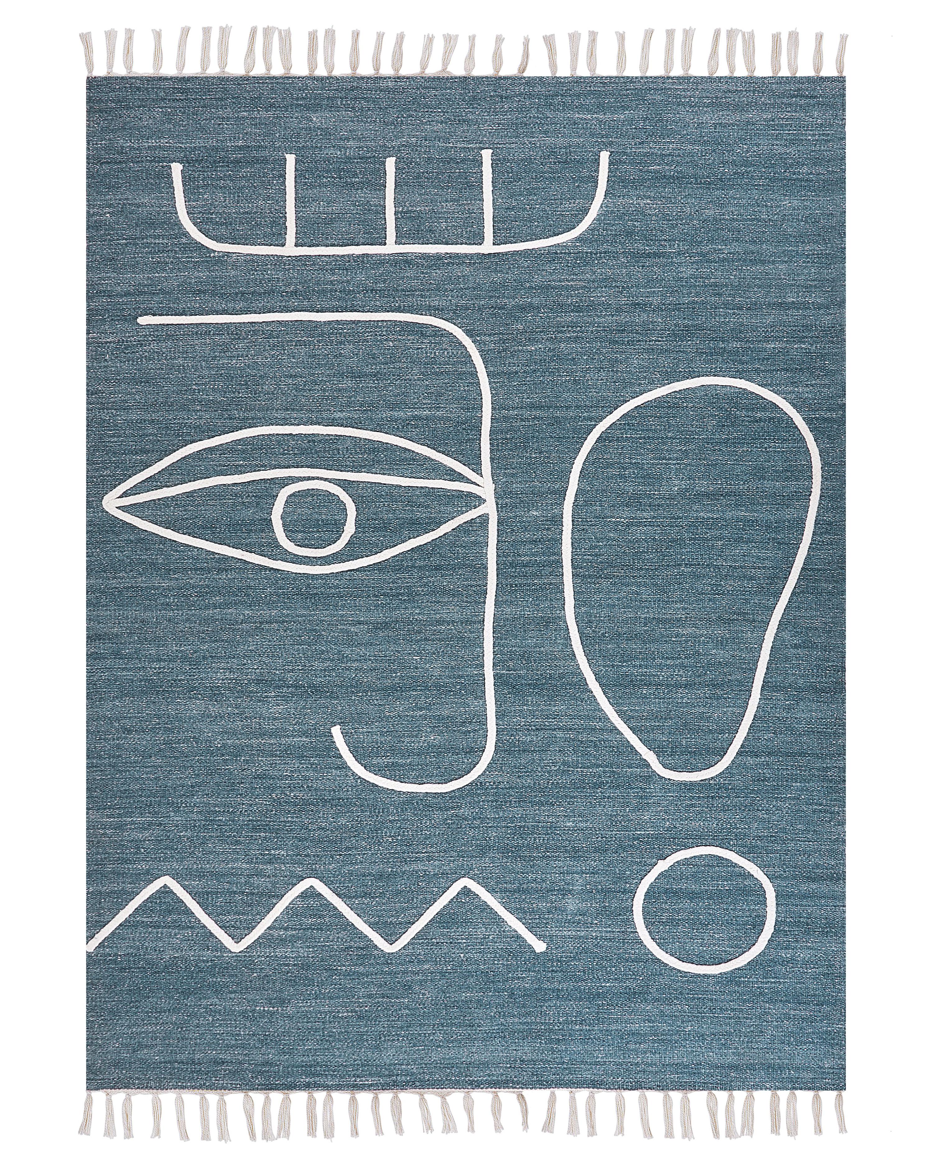 Outdoor Rug YAVU Blue 140 x 200 cm