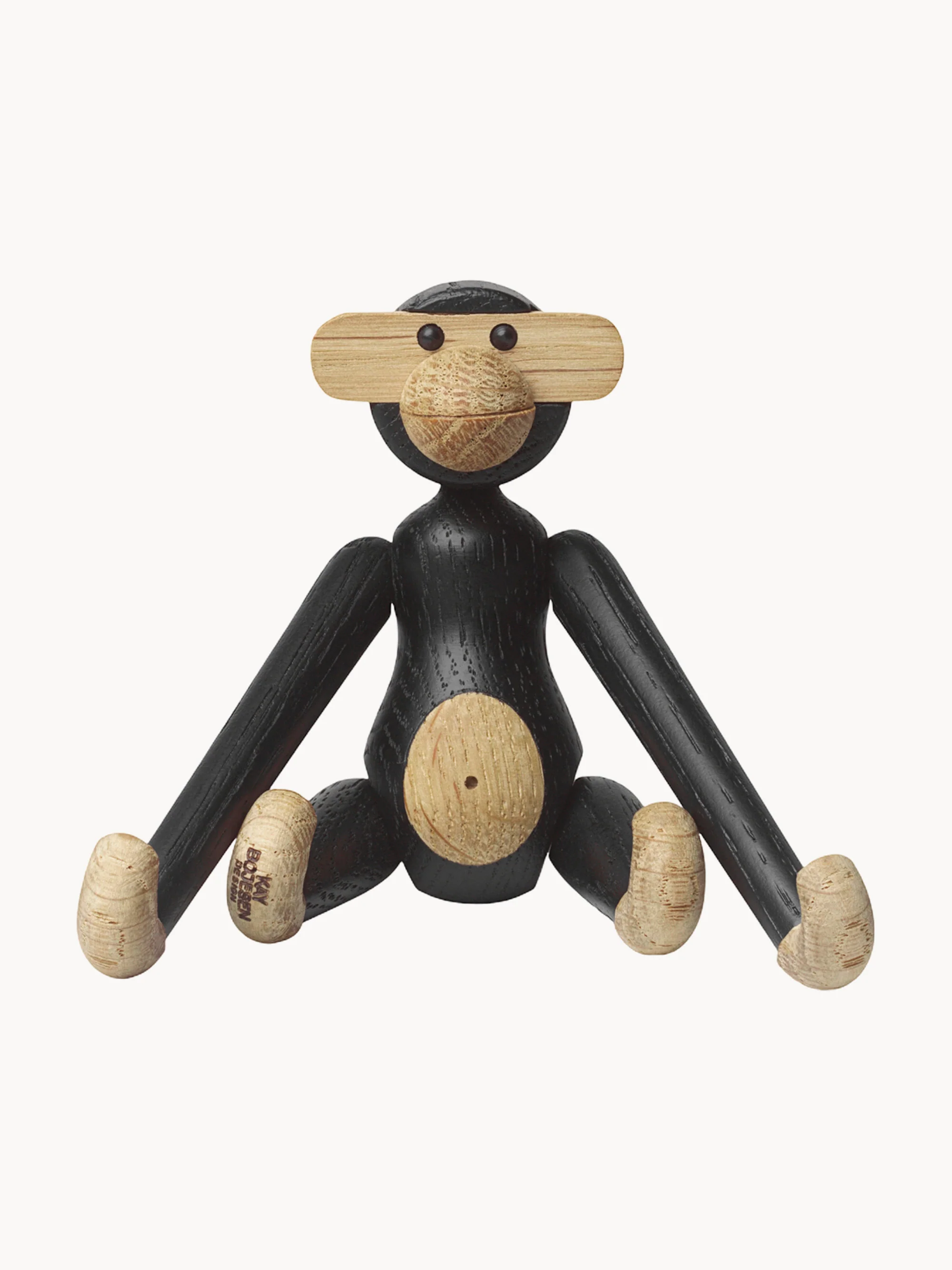 Deko-Objekt Monkey Mini aus Eichenholz