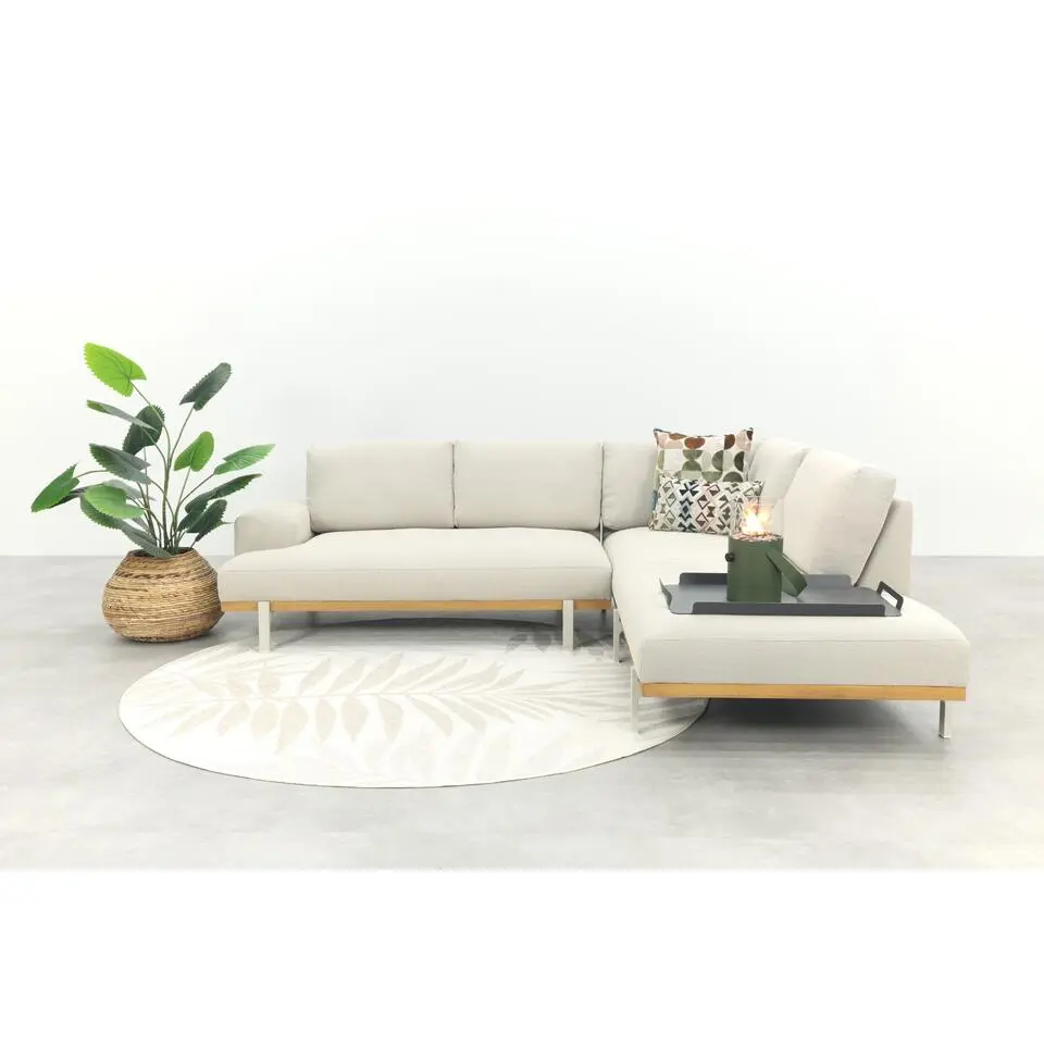 Savannah hoekbank chaise longue - Weerbestendige loungeset