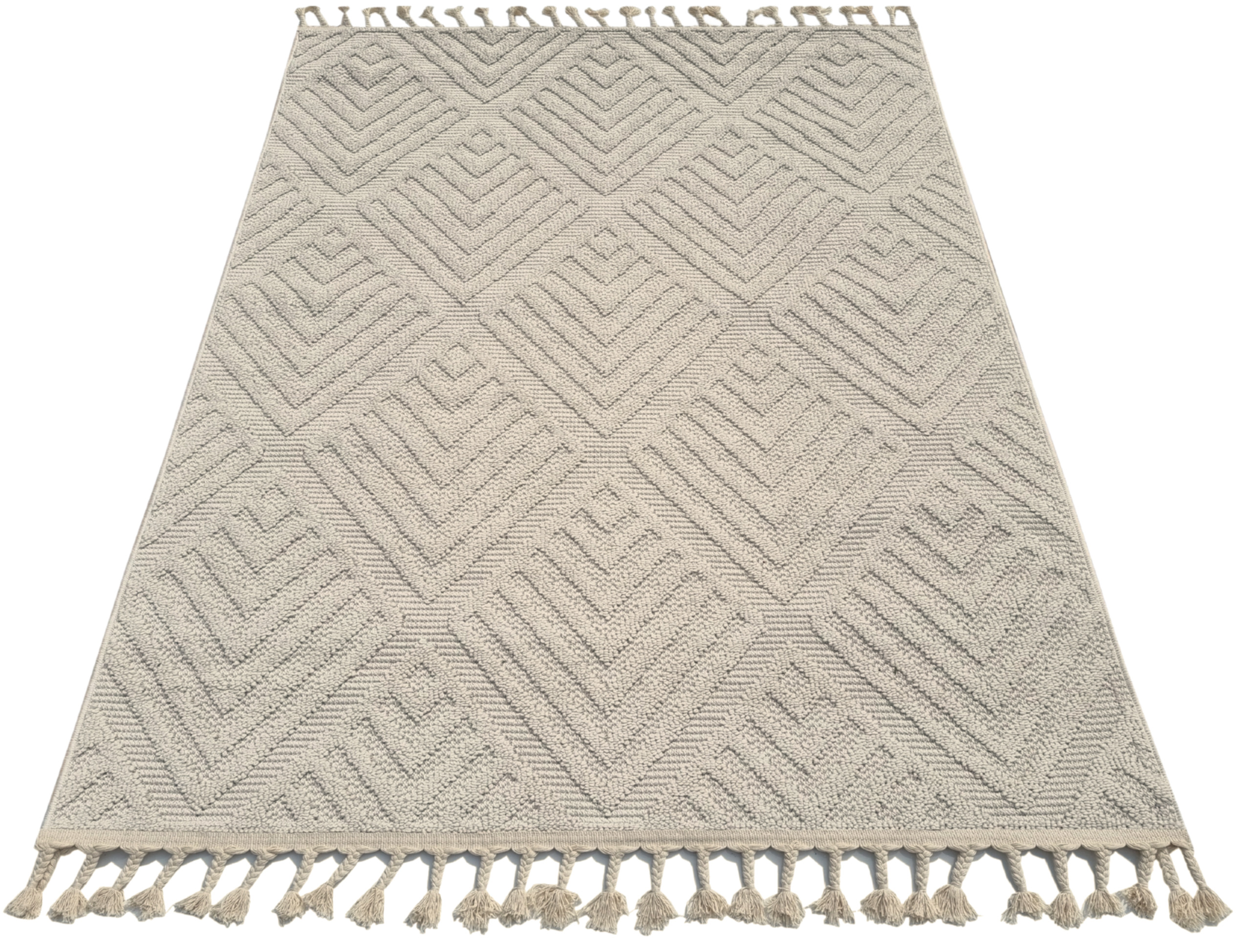 Dywan kremowy boucle Milano 036idealny dopokoju salonu180x260