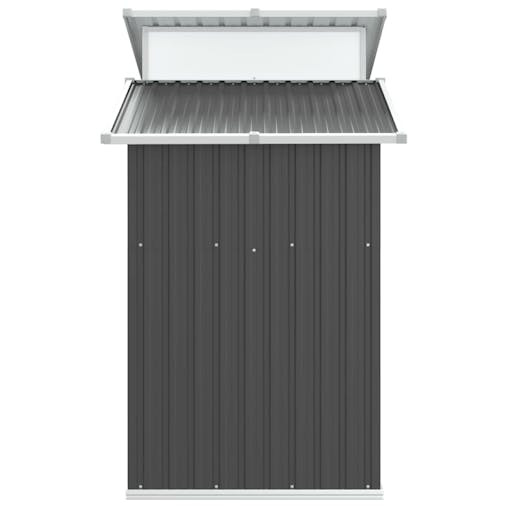 NNEVL Garden Shed Anthracite 270x130x208.5 cm Galvanised Steel