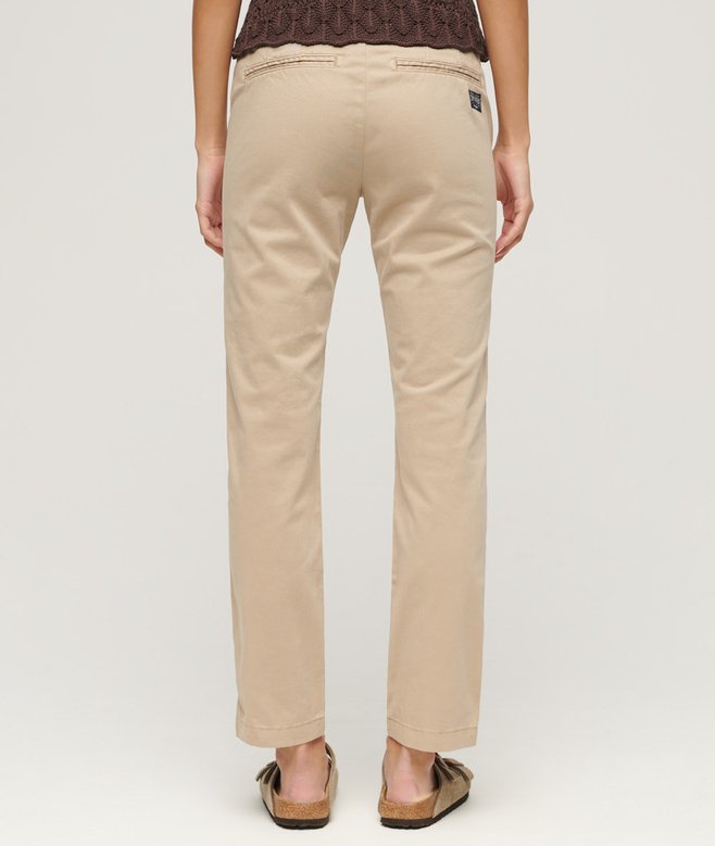 Mid Rise Chino Trousers