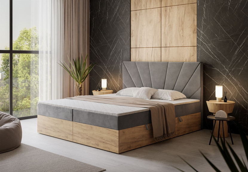 Łóże ASTEYA 160x200 Velutto 16