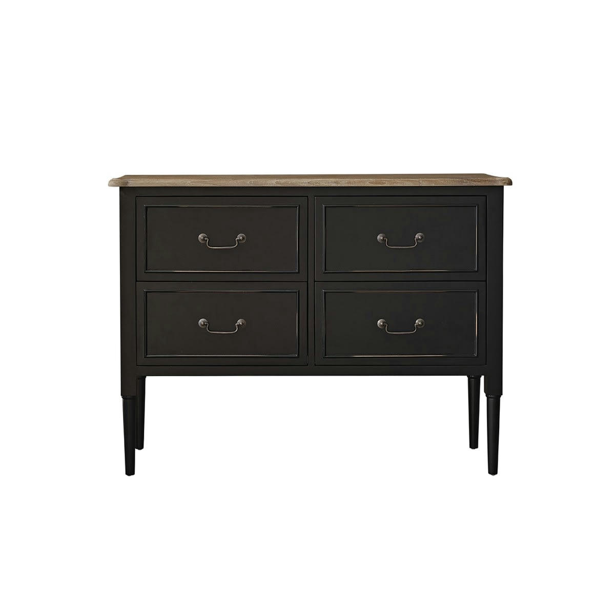 LONDRES - Commode en acajou massif 120 cm