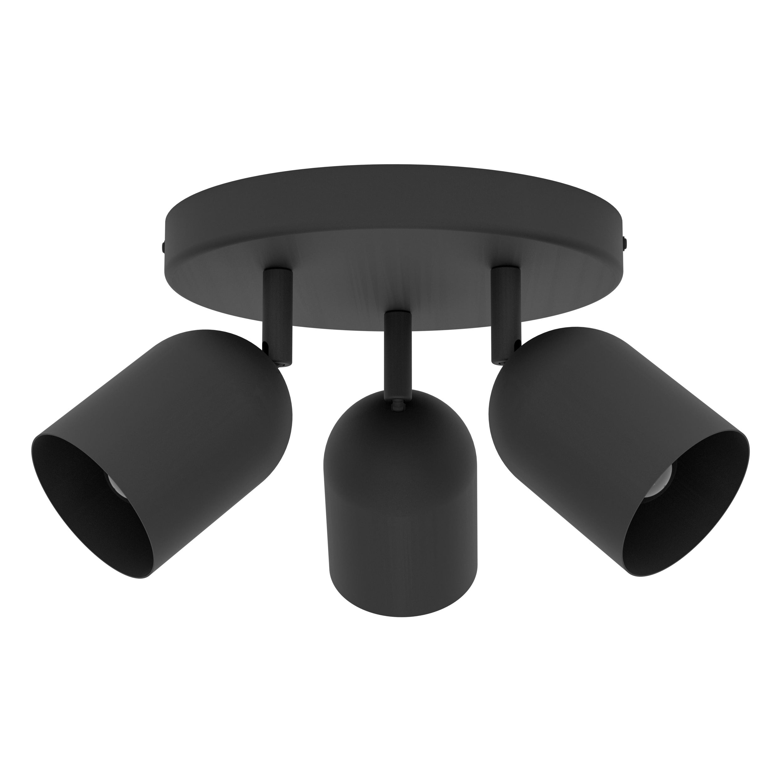 EGLO spot Tilston - Ø 25 cm - zwart