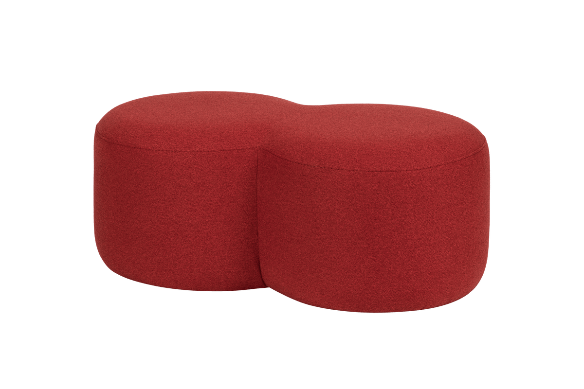 noo.ma UMBO Poef - Poppy Red