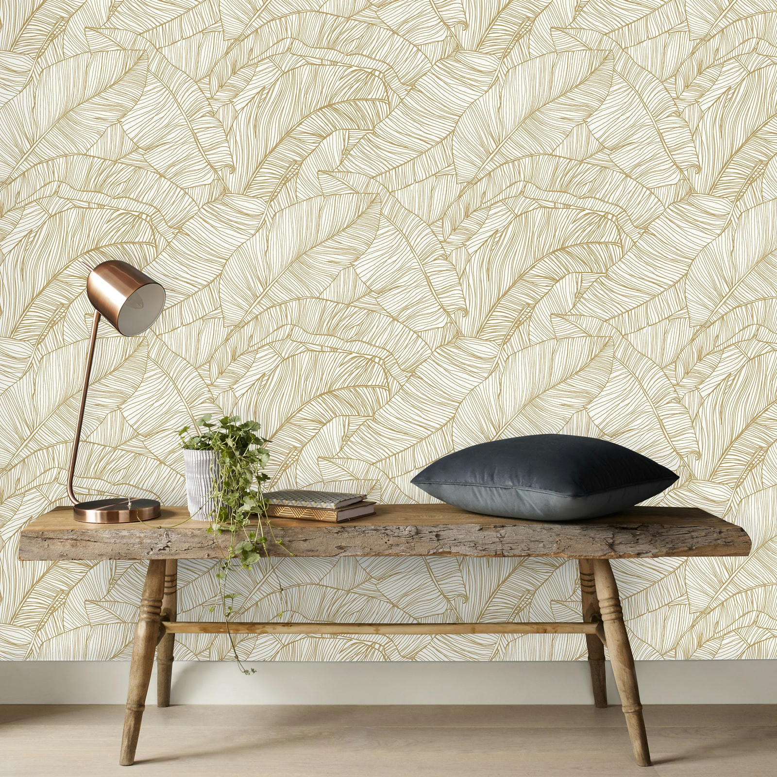 - papier peint kaya or 1005x52cm