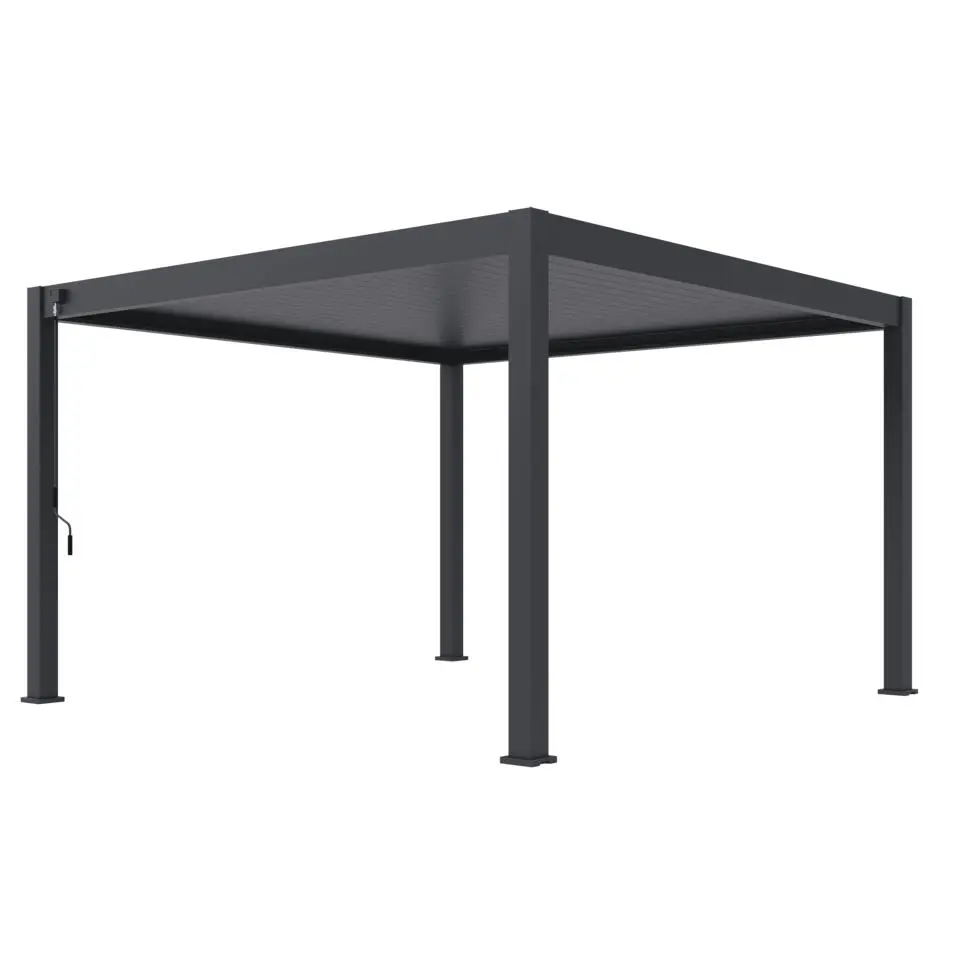 Orion Premium overkapping - 400 x 400 cm - Antraciet