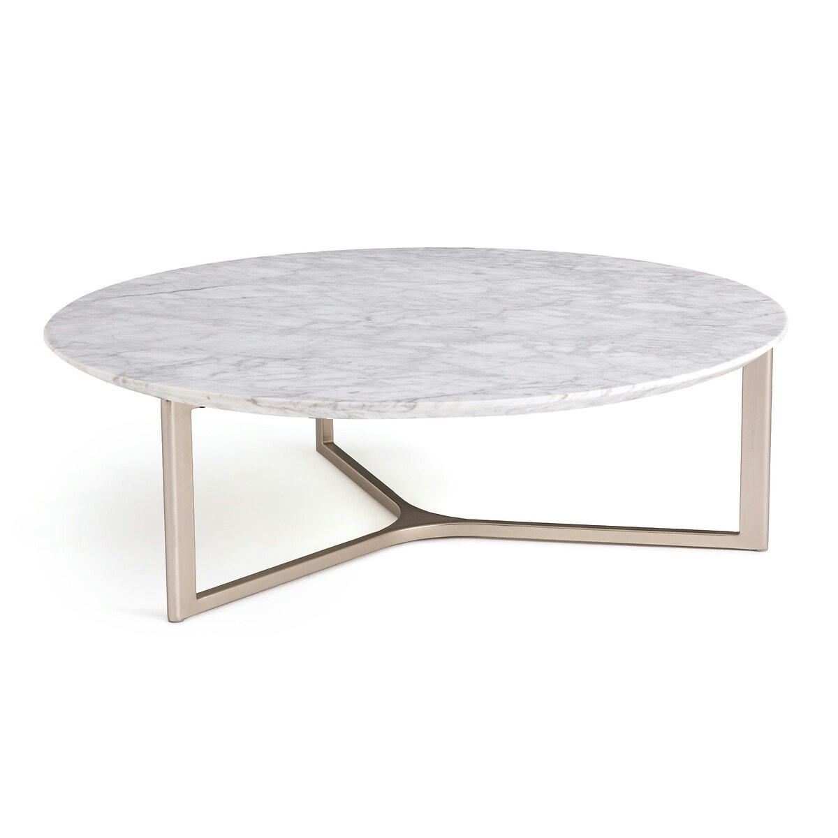 Table basse marbre blanc, Cristeal