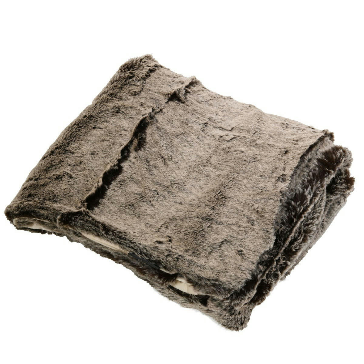 DUCHESSE - Plaid épais et doux  ecru 130x170 cm