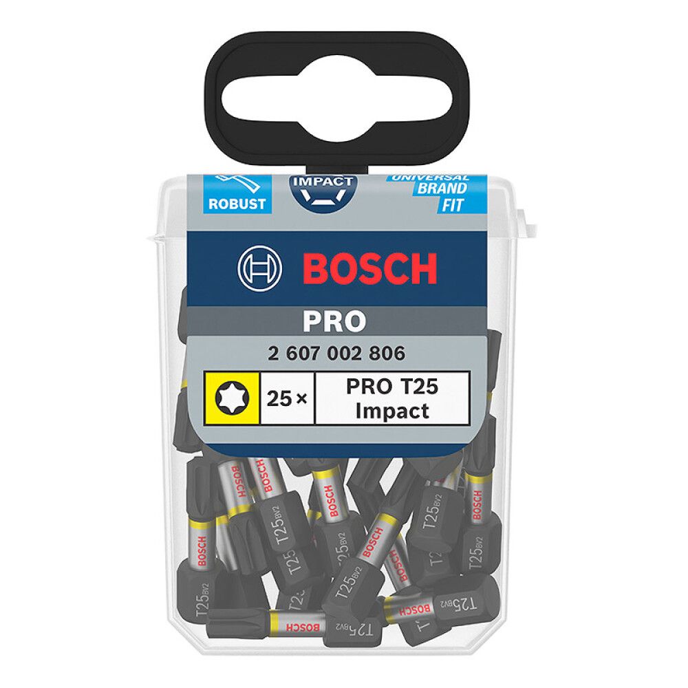 BITS BOSCH IMPACT TX25 25MM 25STK