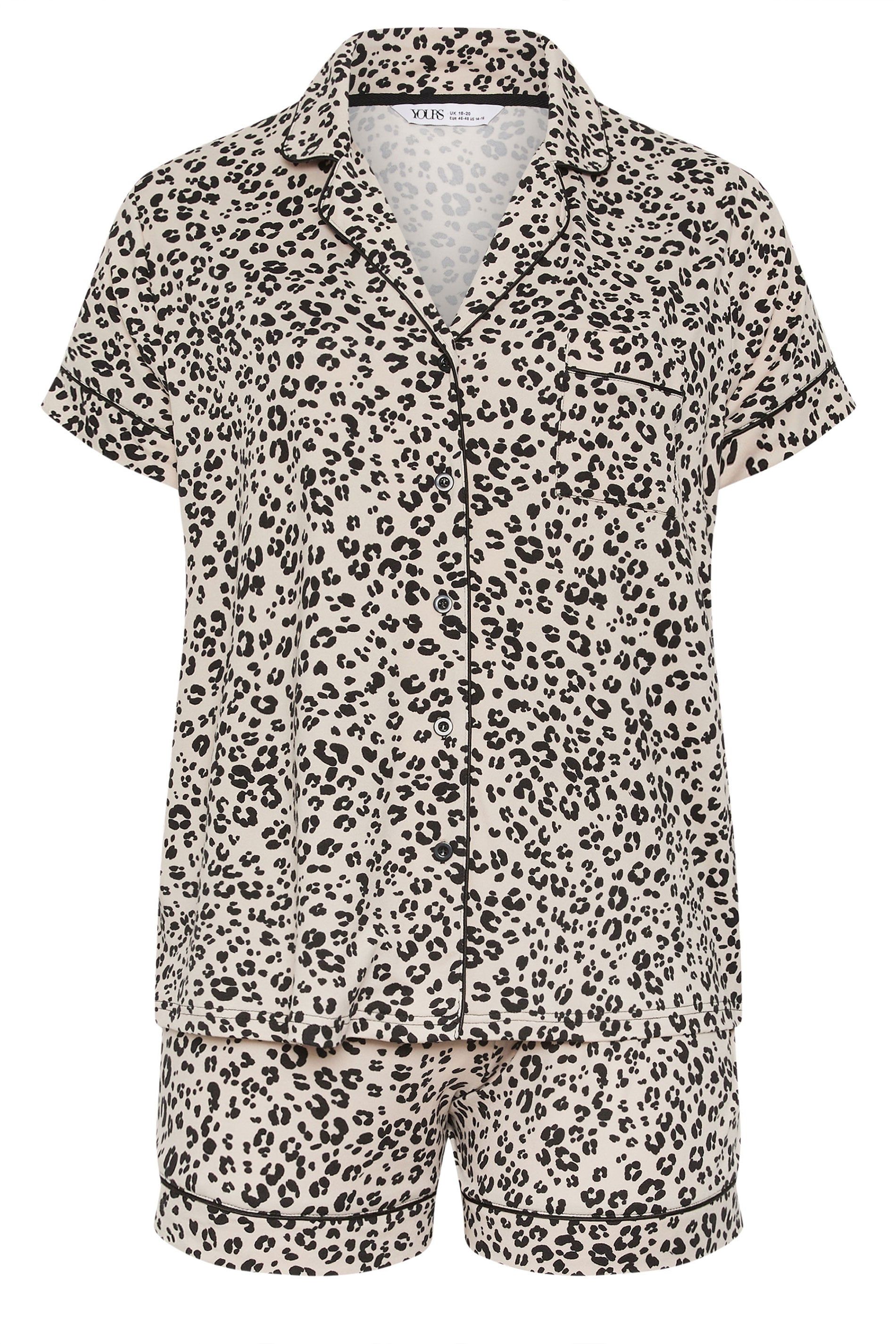 Yours Leopard Pyjama Set