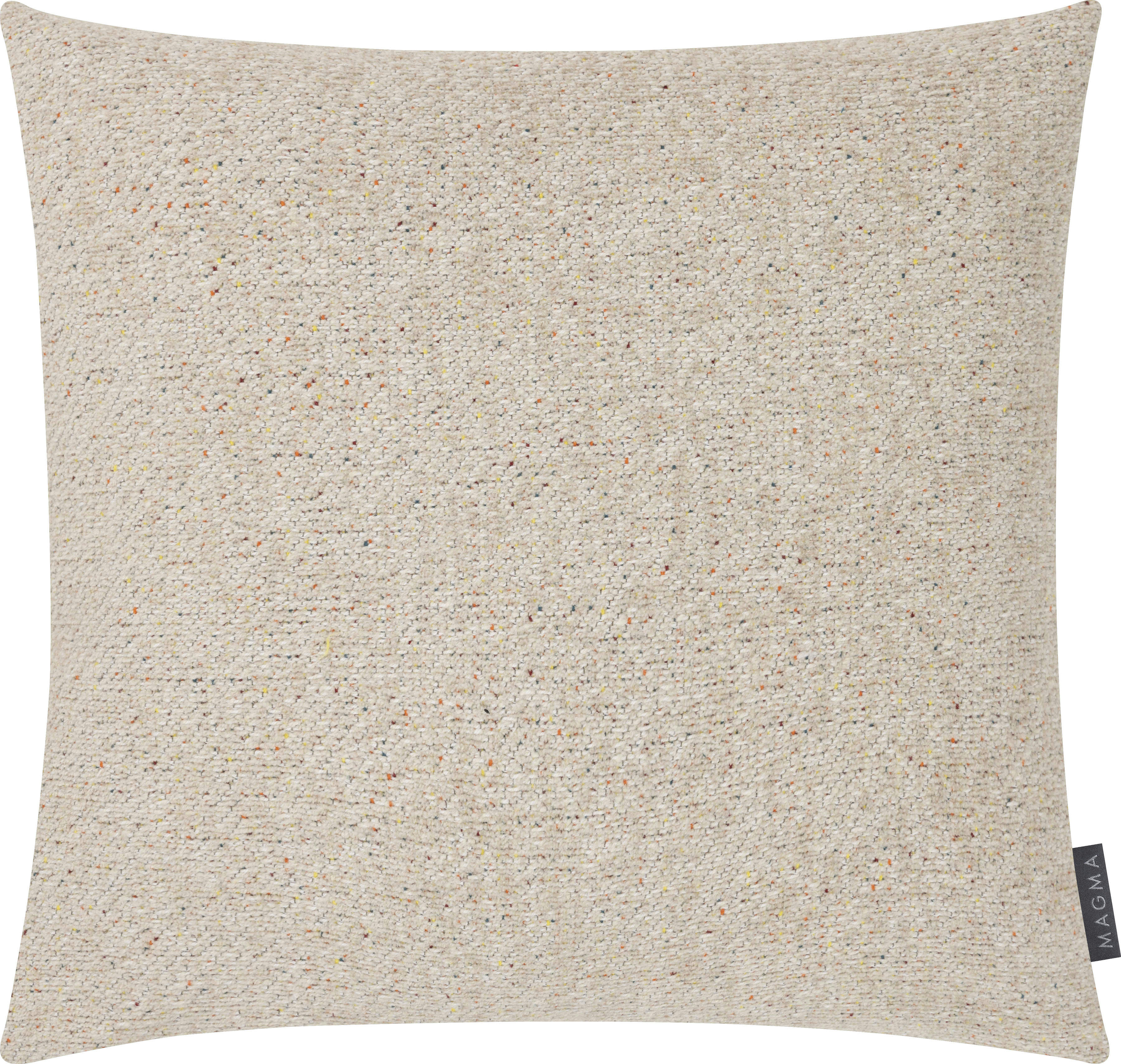 DOTTY - Housse de coussin coton jacquard beige chiné - 50x50