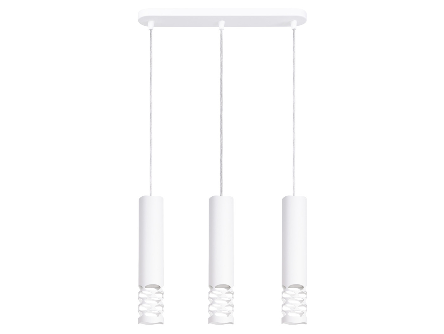 Lampa wisząca Liro 3-punktowa stalowa biała