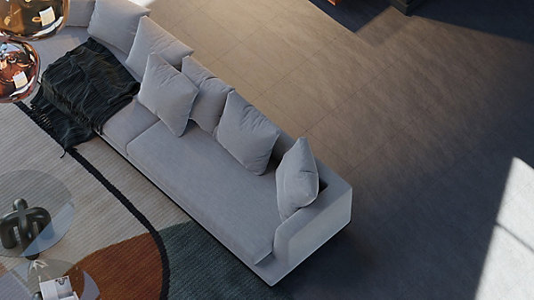 GAMME PRO - DALLE CLIPSABLE TRÈS HAUTE RéSISTANCE AVEC SOUS-COUCHE INTEGREE. CIMENT FONCE-Pack studio/salon (22m²)