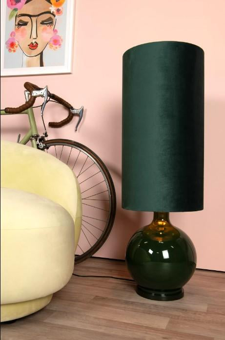 Esterad vloerlamp oranje