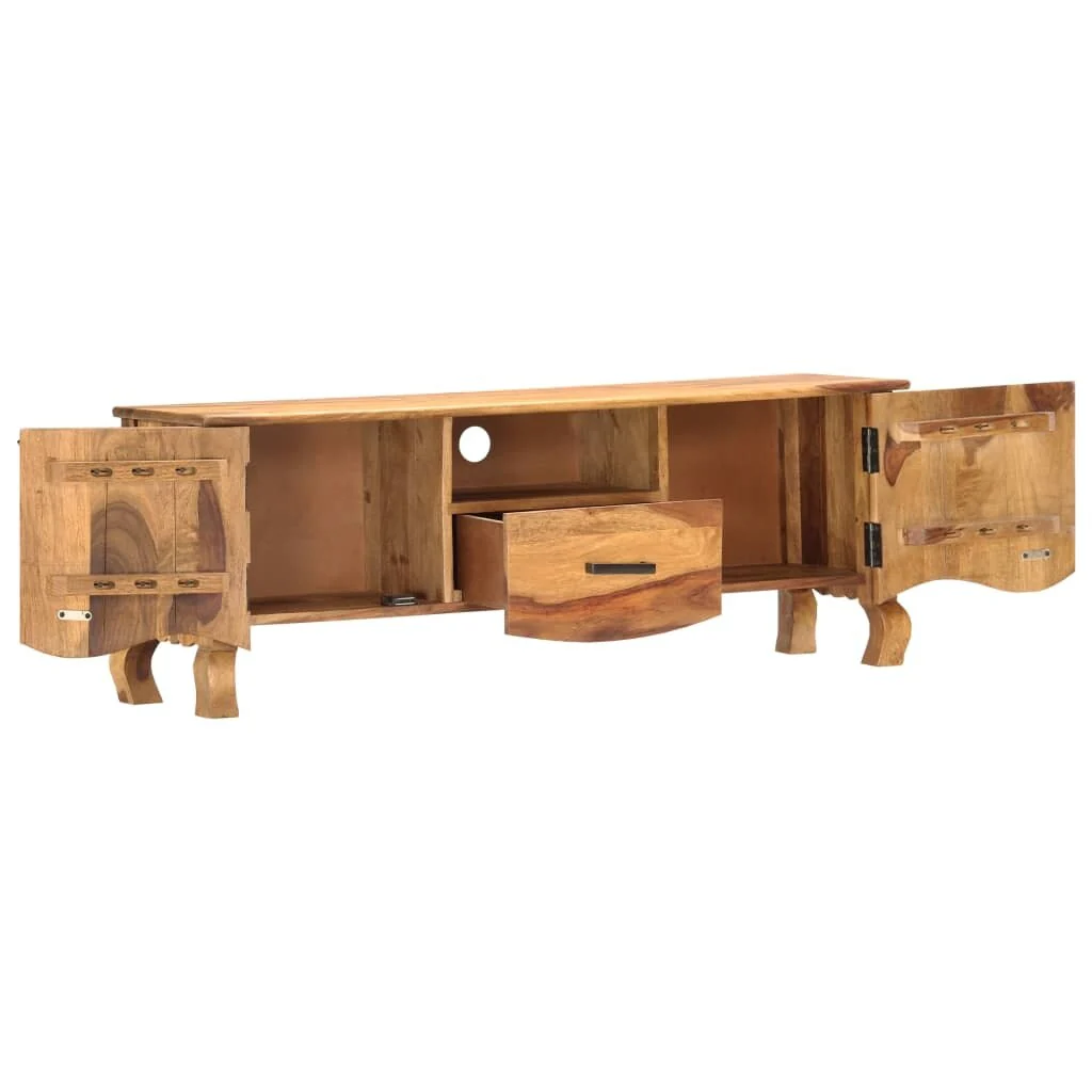 vidaXL TV Stand 45.3x11.8x16.5 Solid Wood