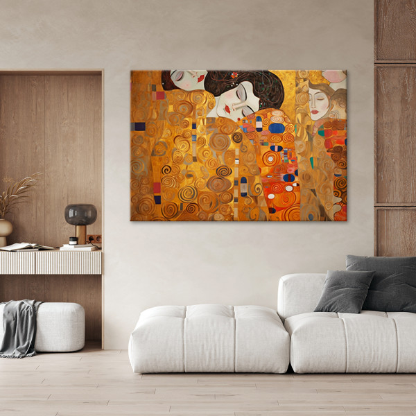 Feeby Obraz na płótnie, Piękne kobiety abstrakcja - G. Klimt 60x40