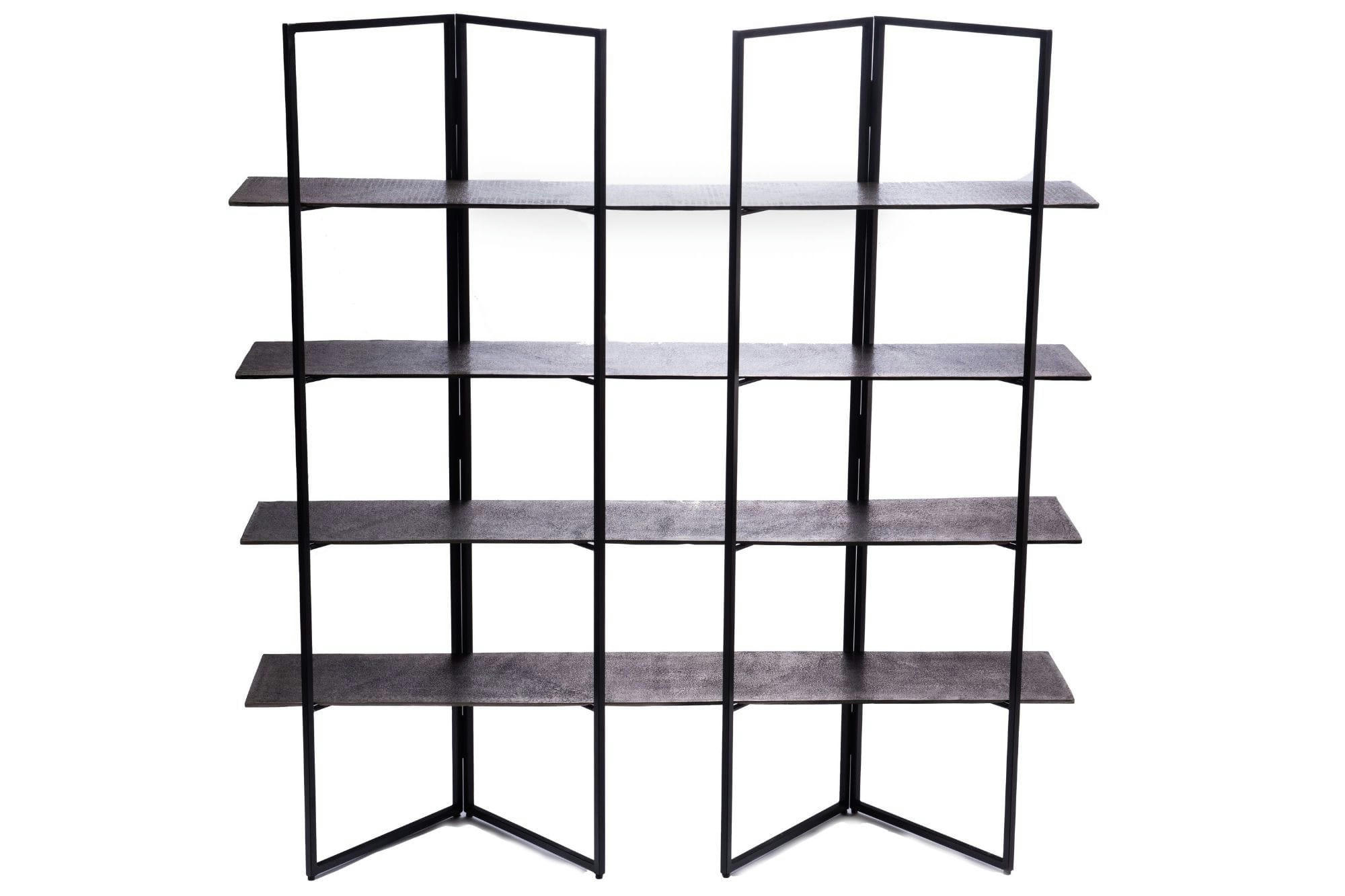 MEDAN - Bibliothèque double design en métal