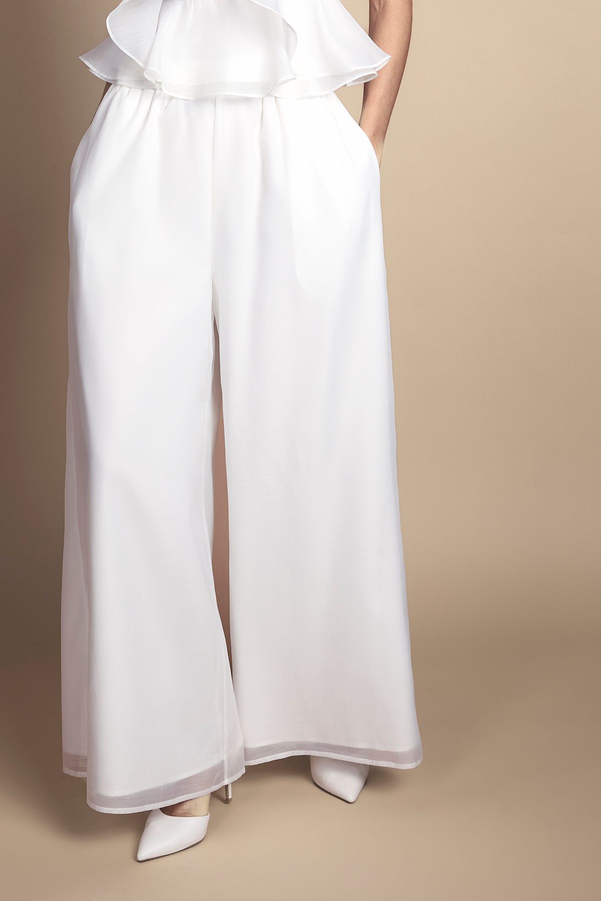 Coast Organza Pallzo Wedding Trousers