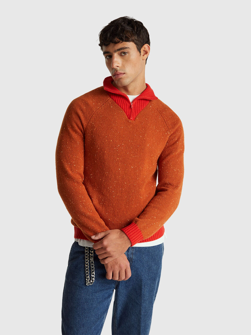 Stranger Things mock neck sweater