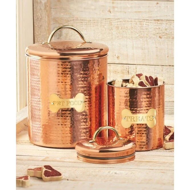 King Charles Copper Dog Extra Canister for Pet Food