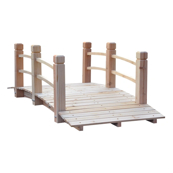 Gartenbrücke, Tannenholz