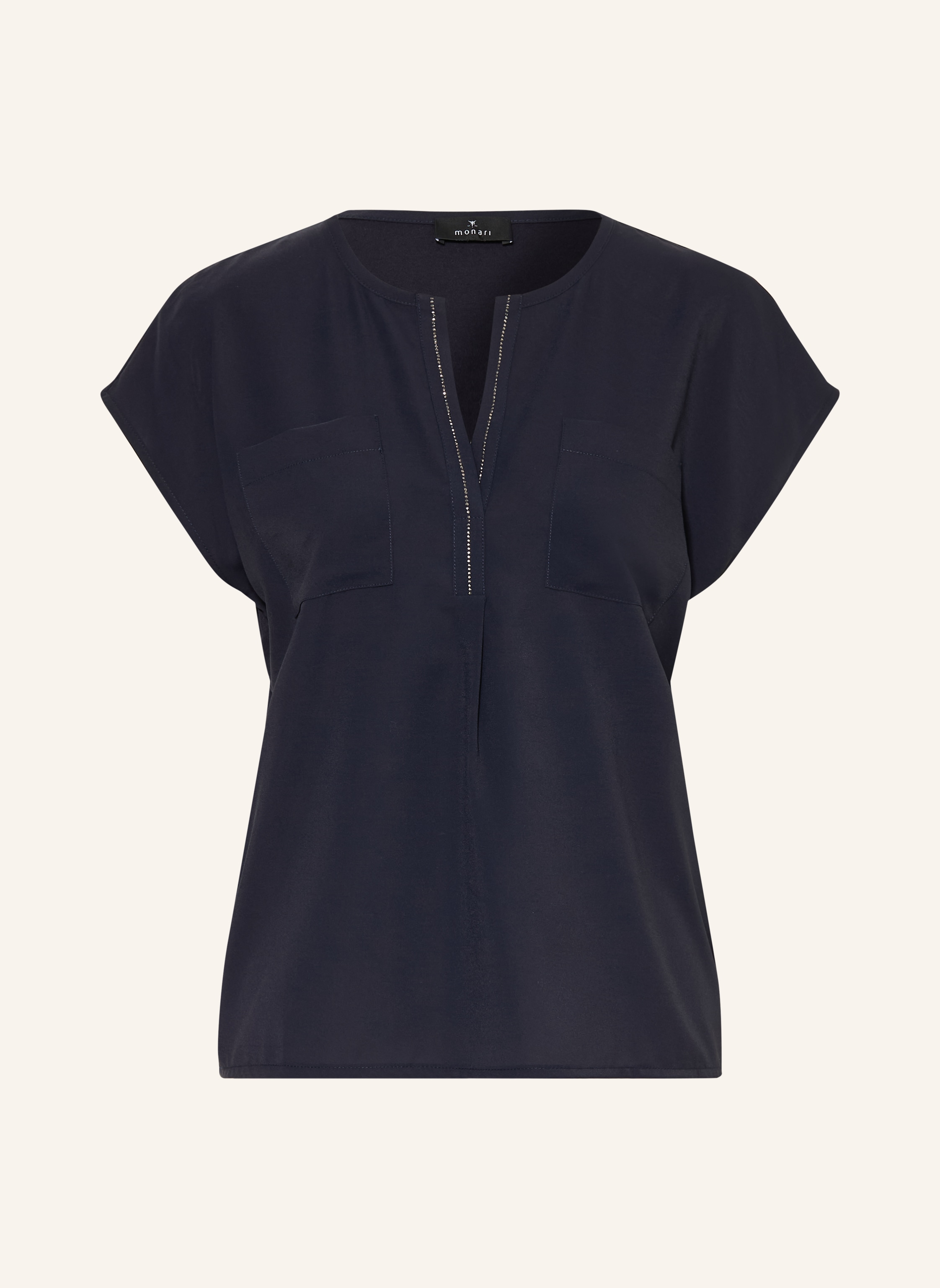 monari Blusenshirt mit Schmucksteinen