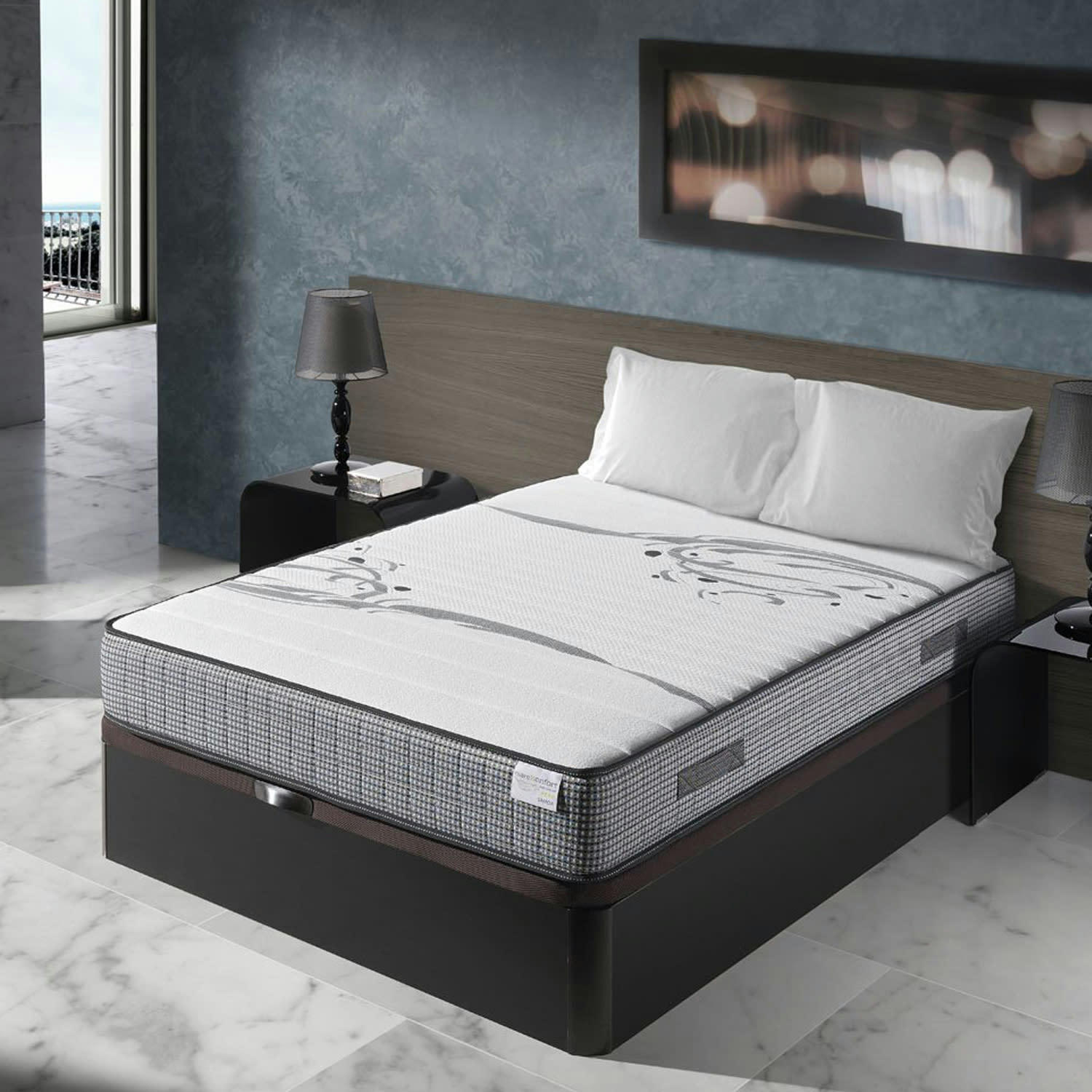 BOSTON - Matelas à mémoire de forme 90x200 cm, 22 cm épaisseur