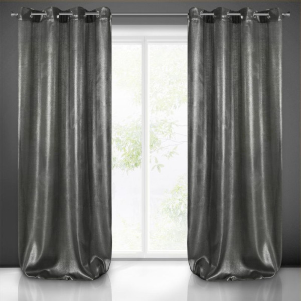 Zasłona gotowa sasha 140x250 cm stalowy