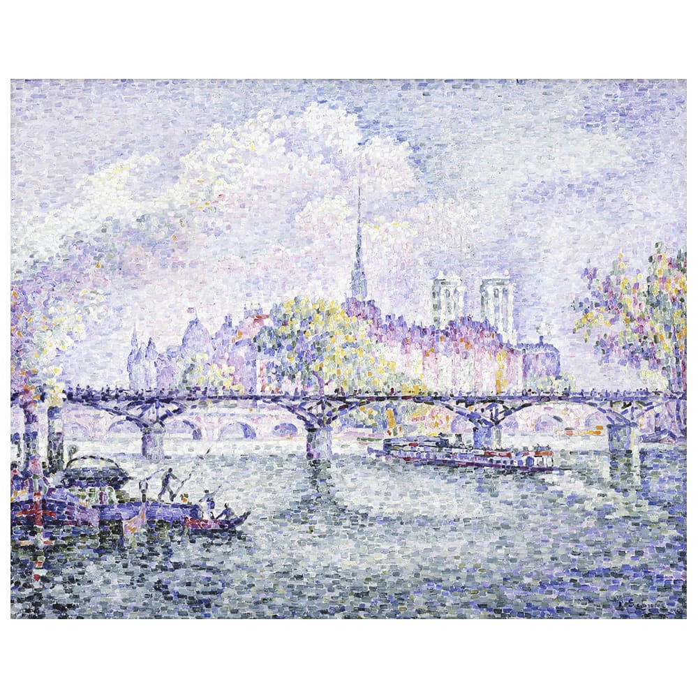 - Tableau Le Pont des Arts Paul Signac 50x60cm