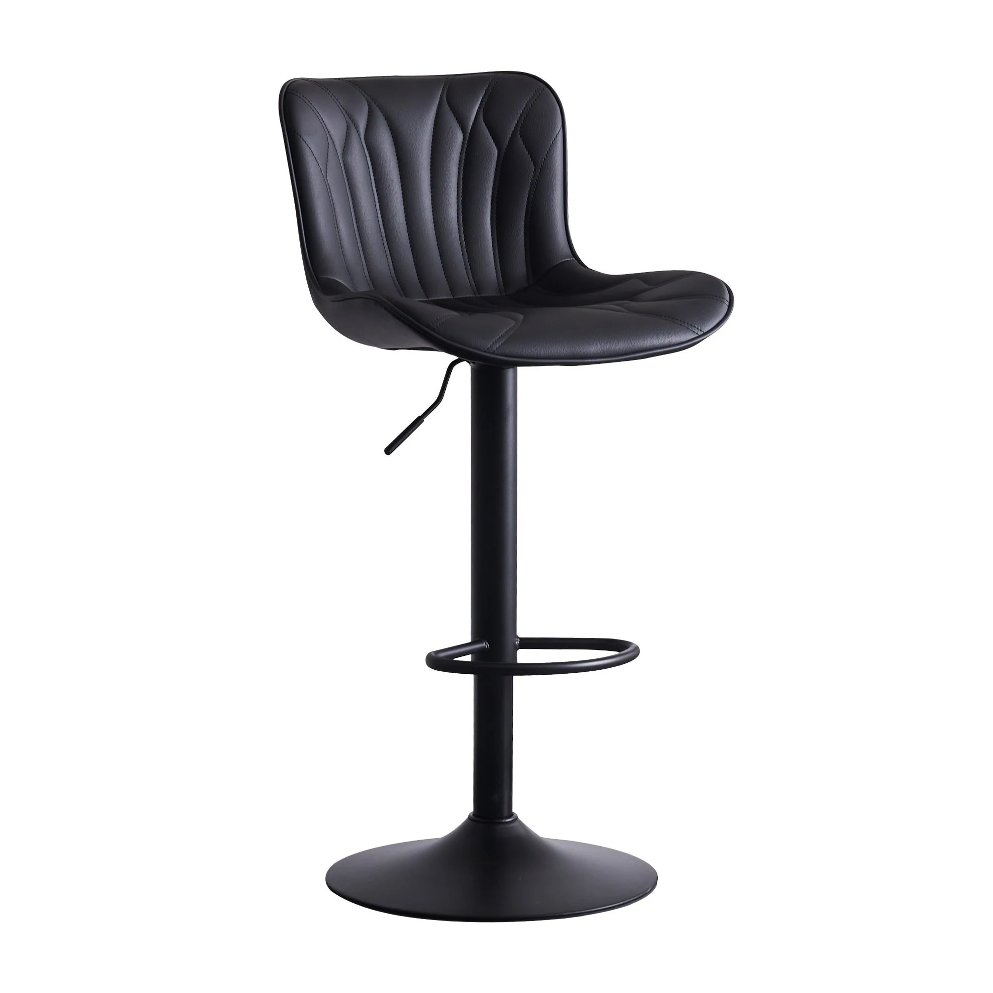 Counter Height Bar stools Modern Leather Adjustable Barstools