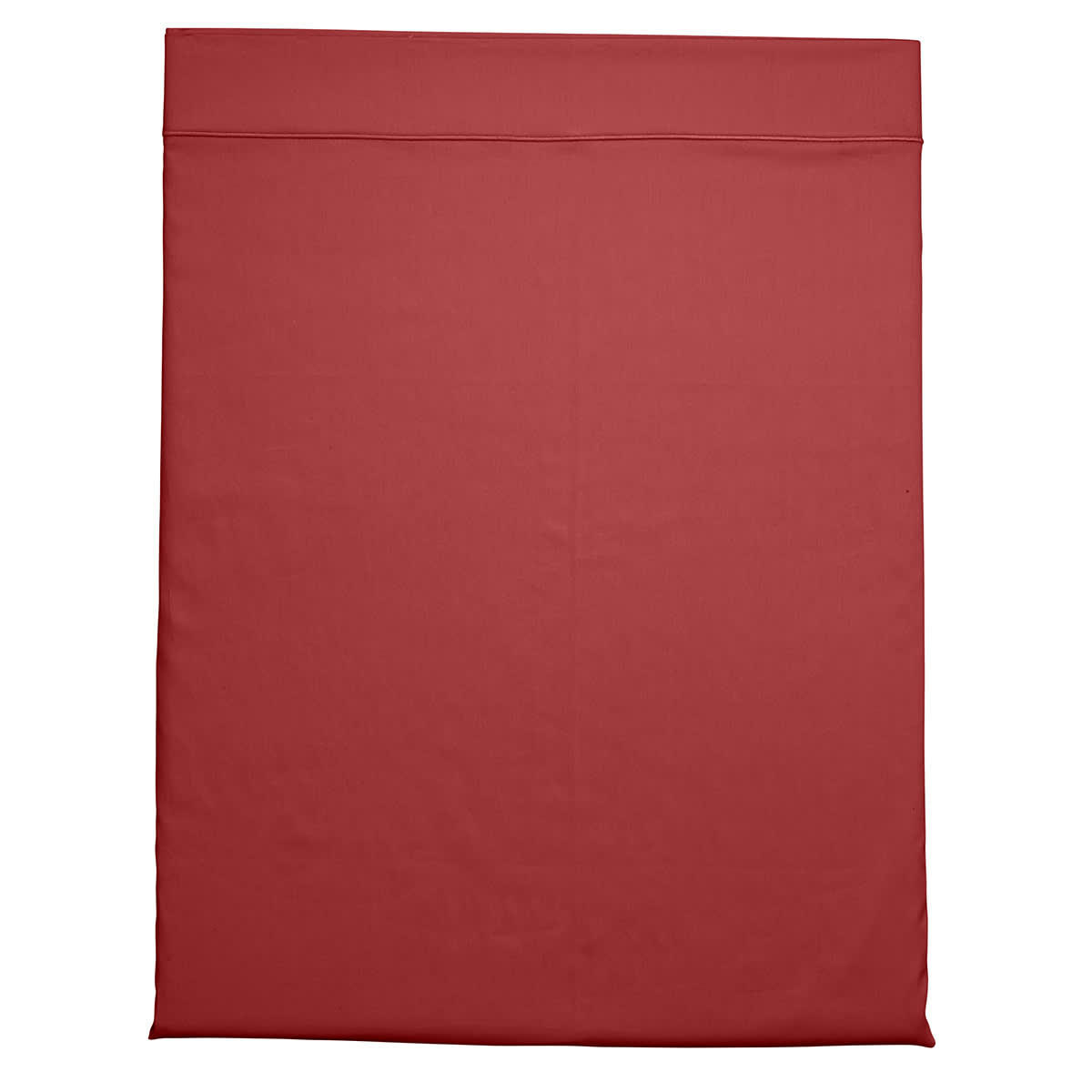 PARTITION - Drap plat   Satin de coton Coloris Rouge 180x290 cm - DODO