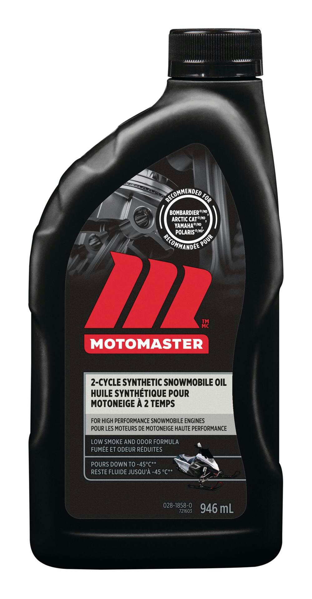 MotoMaster 2-Stroke Snowmobile Oil for High Performance 2-Stroke Snowmobiles