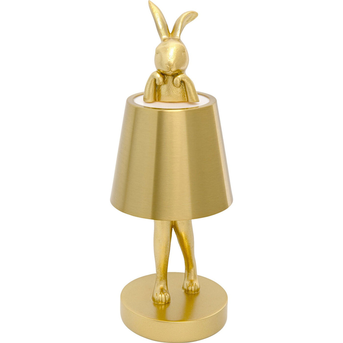 Kare Design Tafellamp Animal konijn LED 29cm goud